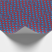 Premium Matt Wrapping Paper - farbenfrohe 3D Digit Geschenkpapier (Ecke)