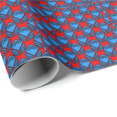 Premium Matt Wrapping Paper - farbenfrohe 3D Digit Geschenkpapier (Rolleneckpunkt)