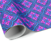 Premium Matt Wrapping Paper - farbenfrohe 3D Digit Geschenkpapier (Rolleneckpunkt)