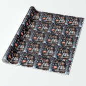 Premium Matt Wrapping Paper - farbenfrohe 3D Digit Geschenkpapier (Ungerollt)