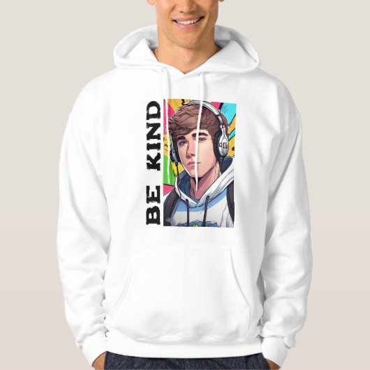 Premium Men Hooded Sweatshirt _Streetwear Design (Vorderseite)