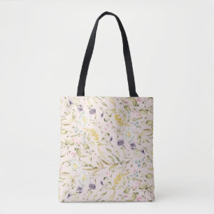 Premium Moderne Frühlings-Wildblumen Tasche