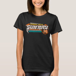 Premium-Motoröl Retro Vintage Sunray Leistung T-Shirt