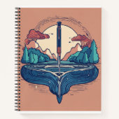 Premium-Notebook: Erweitern Sie Ihre Schreiberfahr Notizblock (Vorderseite)