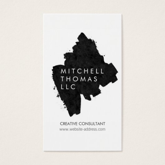 Premium Painted Black Brush Strokes Creative (Vorderseite)