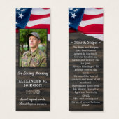 Premium Patriotic Foto Militärisches Gebet Lesezei (Vorne & Hinten)