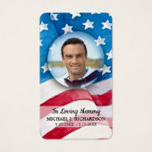 Premium Patriotic Veteran Gedenkkarte (Vorderseite)