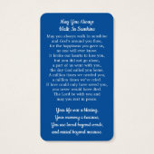 Premium Patriotic Veteran Gedenkkarte (Rückseite)