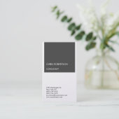 Premium Pearl Minimalistisch Moderne attraktiv Visitenkarte (Stehend Vorderseite)