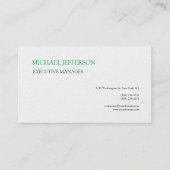 Premium Pearl Modern Elegant Einfach Visitenkarte (Vorderseite)