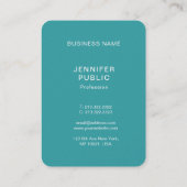 Premium Pearl Premium Trend: Luxus Einfach Templat Visitenkarte (Rückseite)