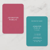 Premium Pearl Premium Trend: Luxus Einfach Templat Visitenkarte (Vorne/Hinten)