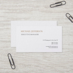Premium Perle Modern Elegant Einfach Visitenkarte