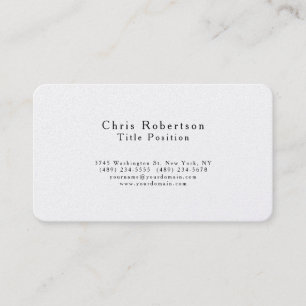 Premium Perle Schwarz Weiß Charmantes Minimalistis Visitenkarte