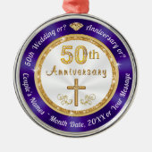 Premium, Personalisiert 50 Jahre alt Ornamente (Vorne)