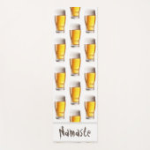 Premium Personalisiertes Bier Themed Yoga Mat Yogamatte (Vorderseite)