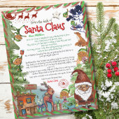 Premium Personalized Watercolor Letter from Santa