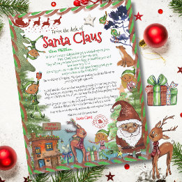 Premium Personalized Watercolor Letter from Santa 