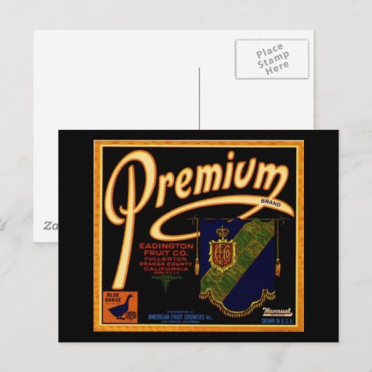 Premium Postkarte (Vorne/Hinten)