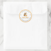 Premium Pure Honey Jar Labels | Maßgeschneiderte Runder Aufkleber (Tasche)