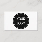 Premium QR Logo Concept for Modern Visitenkarte (Vorderseite)