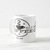 Premium Qualität Kaffee Kaffeetasse (Vorderseite Links)