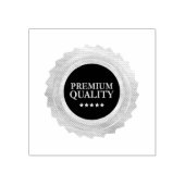 PREMIUM QUALITY Circle Layout Jet Black Ink Sharp  Gummistempel (Prägung)
