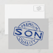 Premium Quality Son Postkarte (Vorne/Hinten)