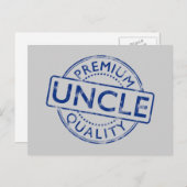 Premium Quality Uncle Postkarte (Vorne/Hinten)