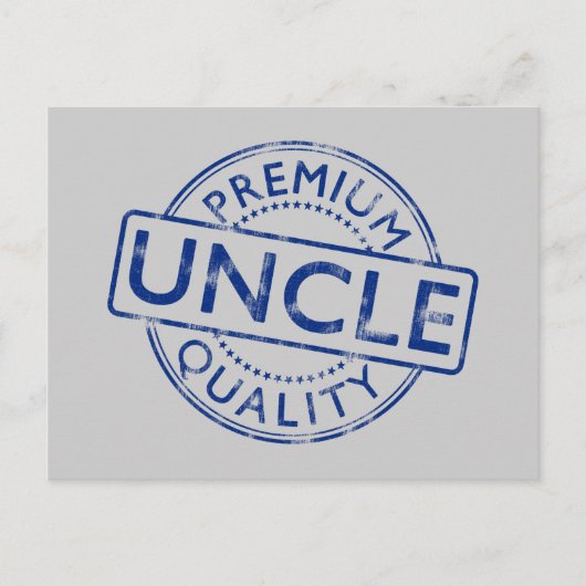 Premium Quality Uncle Postkarte (Vorderseite)