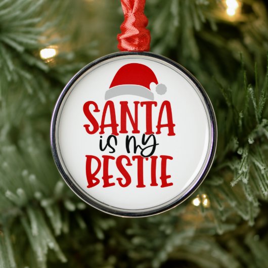 Premium Round Ornament Aus Metall (Baum)