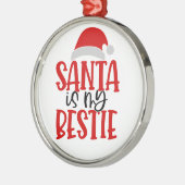 Premium Round Ornament Aus Metall (Links)