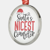 Premium Round Ornament Aus Metall (Links)