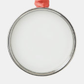 Premium Round Ornament Aus Metall (Vorne)