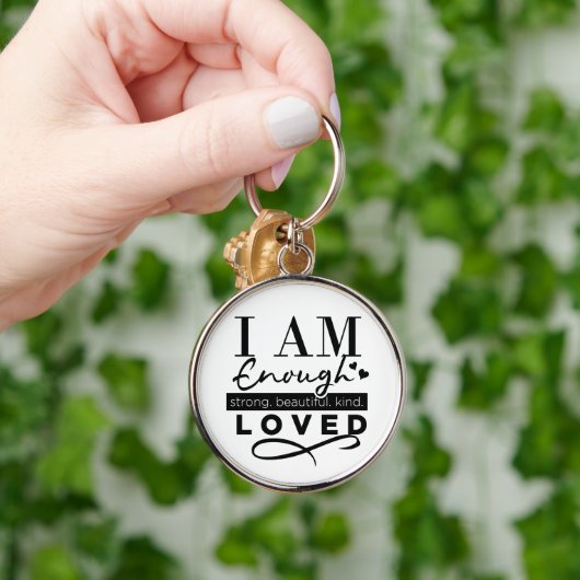 Premium Round Schlüsselanhänger (Hand)