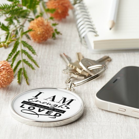 Premium Round Schlüsselanhänger (Seite)