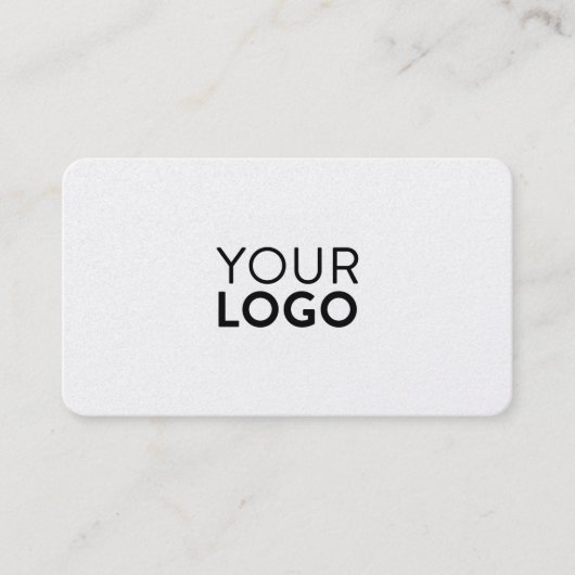 Premium Rounded Pearl Business Card Visitenkarte (Vorderseite)