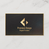 Premium Royal Gold Beruflich Business Card Visitenkarte (Vorderseite)