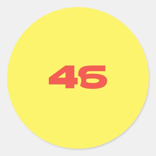 Premium & runder aufkleber (Vorderseite)