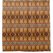 Premium Rustic Industrial Duschvorhang Art 1 (Vorderseite)