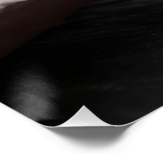 Premium Saffron Threads Extreme Macro Close Up Lux Poster (Ecke)