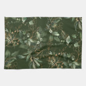 Premium Sage Modern Eukalyptus Green Geschirrtuch (Horizontal)