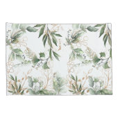 Premium Sage Modern Eukalyptus Green Kissenbezug (Rückseite-Rechts)