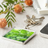 Premium-Schlüsselanhänger "Live Green" Schlüsselanhänger (Seite)