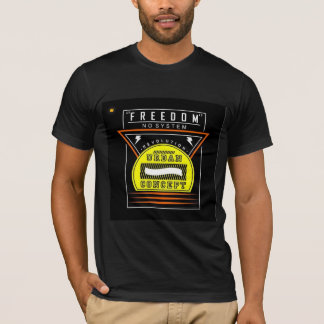 Premium schwarzes T-Shirt – minimalistischer stilv