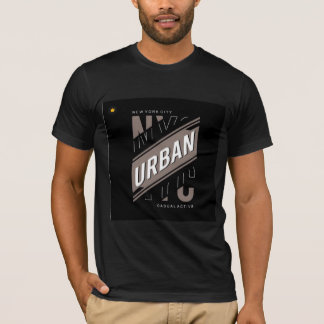 Premium schwarzes T-Shirt – minimalistischer stilv