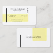 Premium-Seide Professional Visitenkarte (Vorne/Hinten)