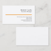 Premium-Seide Professionell Minimalistisch Modern Visitenkarte (Vorne/Hinten)