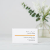 Premium-Seide Professionell Minimalistisch Modern Visitenkarte (Stehend Vorderseite)