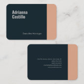 Premium Silber Minimalistisch Moderner Schlichter Visitenkarte (Vorne/Hinten)